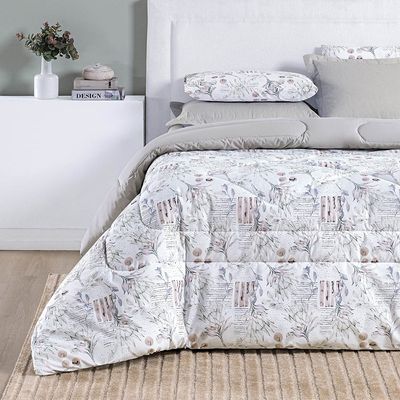 Coberdrom Edredom Sensuale King Protea - 80% Algodão, 20% Poliéster