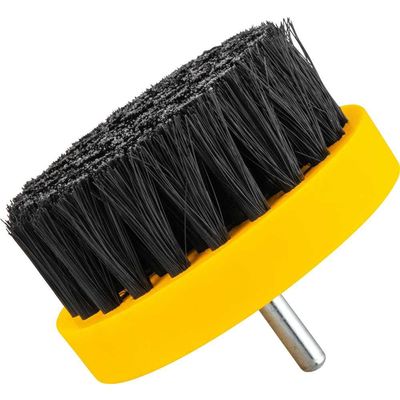 Escova rotativa para Furadeiras e Parafusadeira  80mm em nylon Vonder