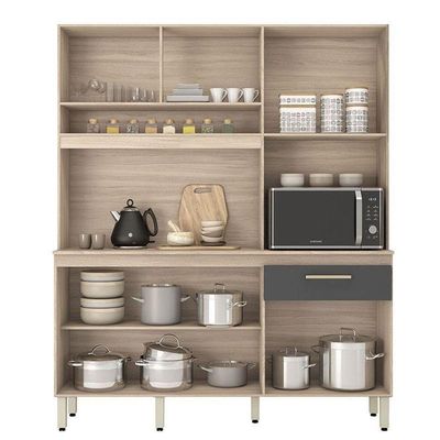 Kit Cozinha Compacta álamo Avena Touch Grafito – Demóbile
