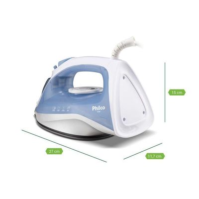 Ferro A Vapor Philco 245ml PFV40 Base Antiaderente 220V