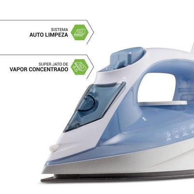 Ferro A Vapor Philco 245ml PFV40 Base Antiaderente 220V