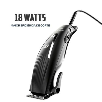 Cortador De Cabelos Britânia BCR03 9 Acessórios 18W 110V