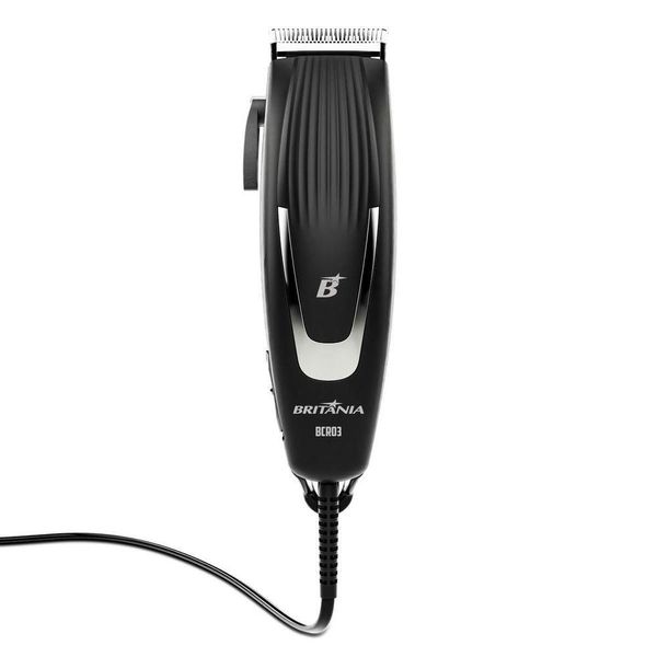Cortador De Cabelos Britânia BCR03 9 Acessórios 18W 110V