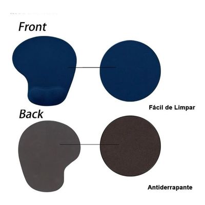 Mouse Pad Ergonômico Apoio Suporte Pulso Gel 21x24cm D10
