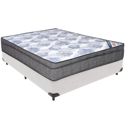 Cama Box Branco E Colchão Iso Superpocket Molas Ensacadas Viúvo Ortobom