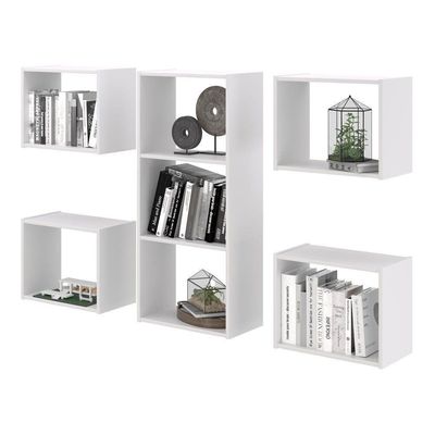 Kit Nichos 7 Compartimento Canada Branco