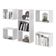 Kit Nichos 7 Compartimento Canada Branco