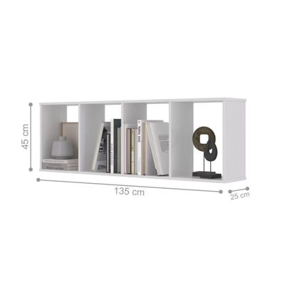 Conjunto Nichos 4 Compartimento Miami Branco