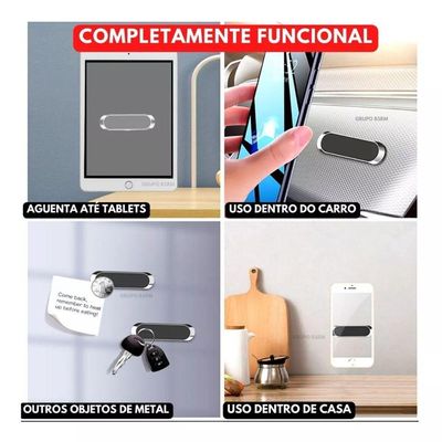 Suporte Magnético ímã Celular Automotivo Universal Metal