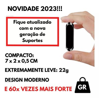 Suporte Magnético ímã Celular Automotivo Universal Metal