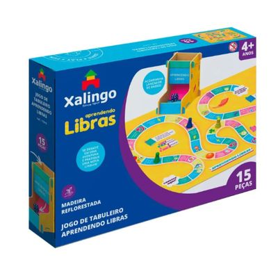 Jogo De Tabuleiro Aprendendo Libras Xalingo