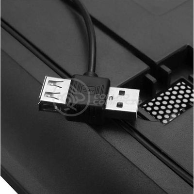 Cooler De Mesa Para Notebook 2 Ventoinhas Led Fan Silencioso