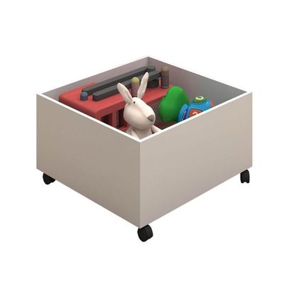 Cama Alta Juvenil Paty Com Nichos Branco E Mel
