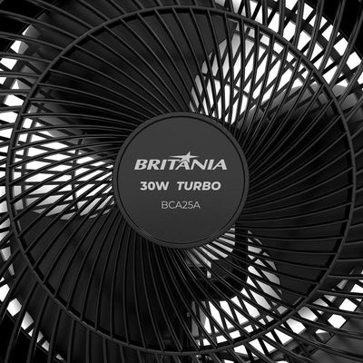 Ventilador Circulador Britânia 30W 3 Velocidades BCA25A - 110V