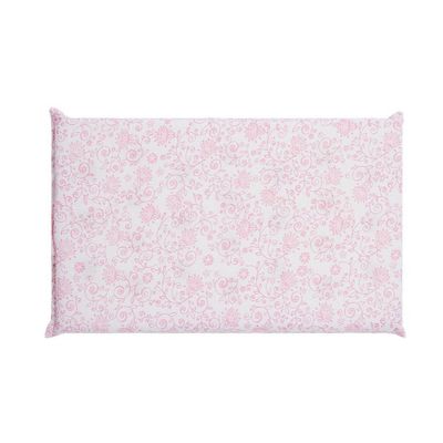 Travesseiro Bebê Espuma Com Furos Floral Rosa Papi
