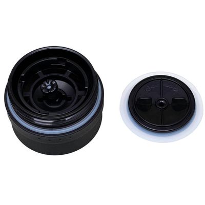 Copo Térmico Tramontina 460ml Inox Preto com Bocal 360° Quente Frio Garrafa Café