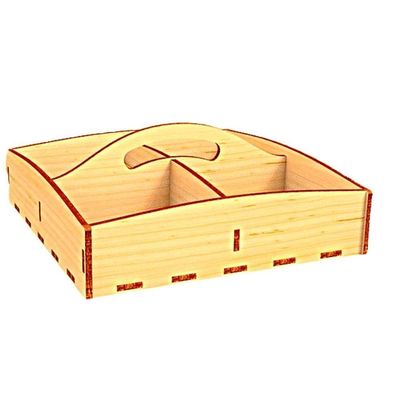Porta Guardanapo E Sachê Em Mdf - Kit 5 Unidades