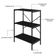 Estante C/03 Prateleiras 84x60x33cm Tub Tueh863 Preto ônix - Est.preta Preto ônix / Est.preta