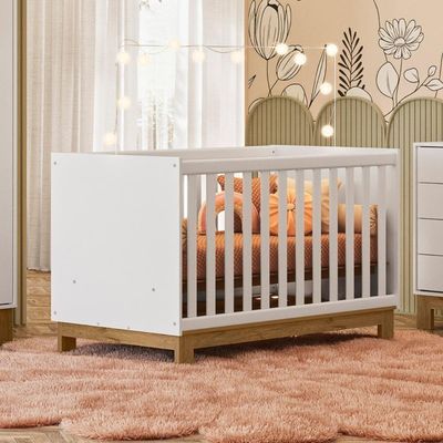 Berço Mini Cama Luar Branco Acetinado