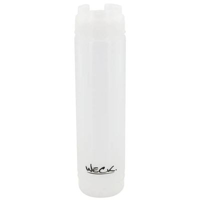 Bisnaga Invertida Para Molho 470ml Weck 19,5cm Profissional Food Truck Restaurante