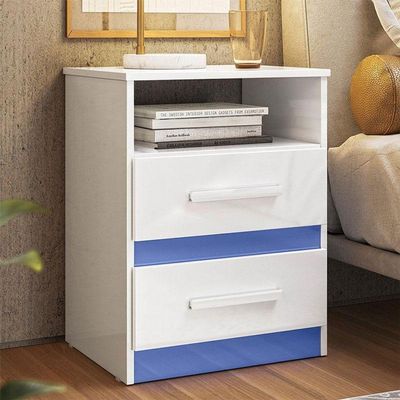 Mesa De Cabeceira Infantil Ambiente Apolo Branco Flex - Moval