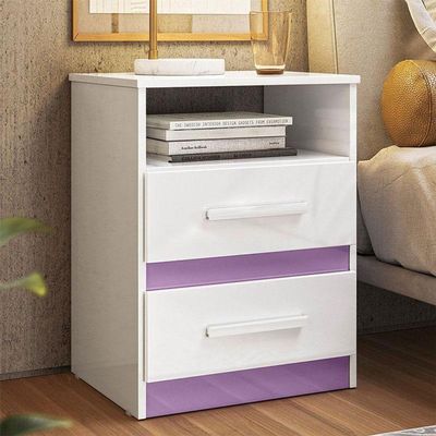 Mesa De Cabeceira Infantil Ambiente Apolo Branco Flex - Moval