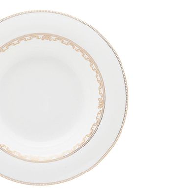 Jogo de pratos fundos em porcelana Strauss Lumière 6 peças