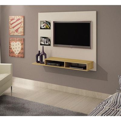Painel Para Tv Hades Off White Cinamomo - Valdemóveis