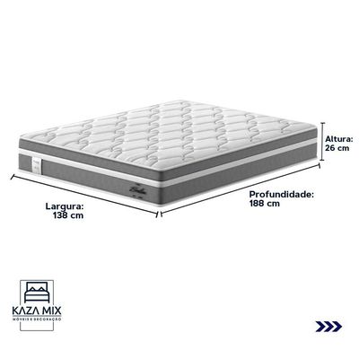 Colchão Berlim Casal Probel 138x188x26
