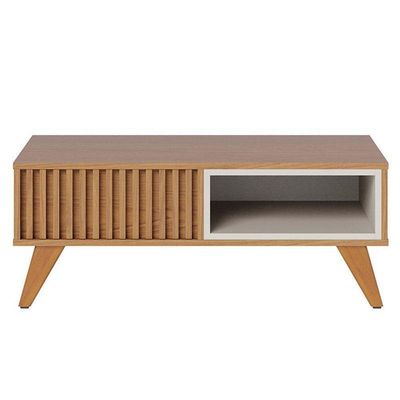 Mesa De Centro Jeri Freijó Off White - Colibri