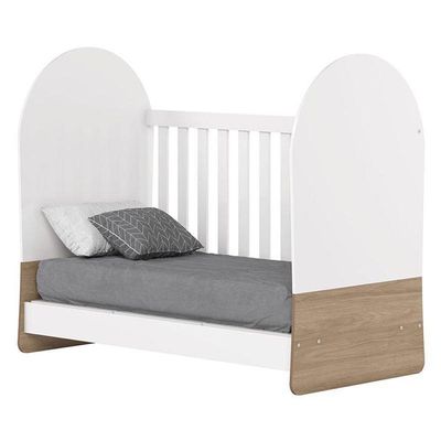 Berço Mini Cama Magia Branco Jequitibá Hp Com Colchão 130x60 Ortobom - Henn