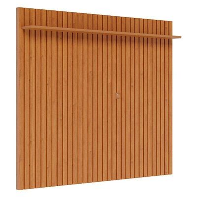 Rack Bancada Ambiente Classic 2 Gavetas Com Painel Para Tv Suspenso Ripado Loft 1.8 Off White Nature - Imcal