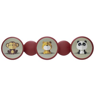 Cabide Infantil Tramontina Bola em Polietileno Vermelho
