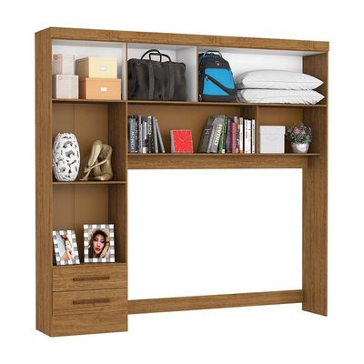 Guarda Roupa Modulado Paris 5 Portas 2 Gavetas Freijó