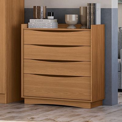 Comoda 4 Gavetas 91 Cm M260 Kappesberg Canela