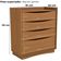 Comoda 4 Gavetas 91 Cm M260 Kappesberg Canela