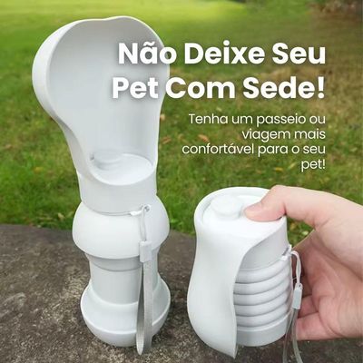 Bebedouro Portátil Silikon Para Pets - Conforto E Hidratação Em Qualquer Lugar
