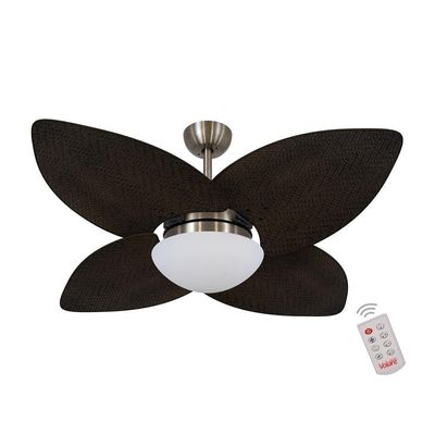 Ventilador De Teto Dormamu Bronze 4 Pás Palmae 220V Com Controle