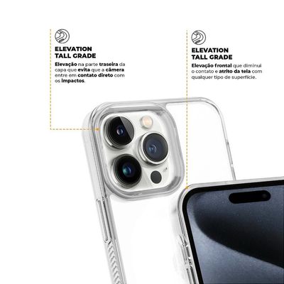 Kit Capa Anti-Slip  e Pelicula Defender Pro Privacidade para iPhone 15 Pro - Gshield