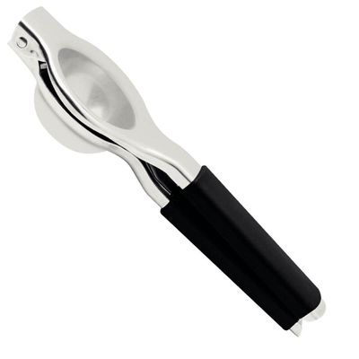 Espremedor de Limão Inox Tramontina Utilitá Cabo Preto Manual 20cm Cozinha