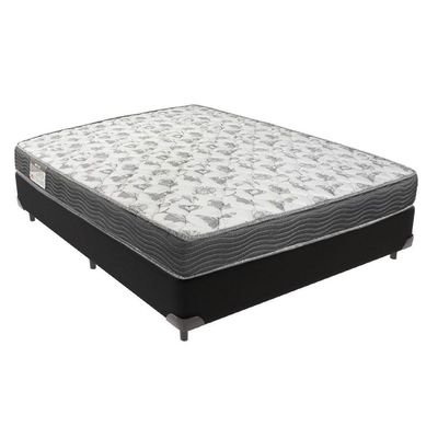 Cama Box Ortobom Iso100 Bege D33 Preto