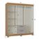 Guarda Roupa Casal Tóquio 6 Portas Damasco Off White - Poquema