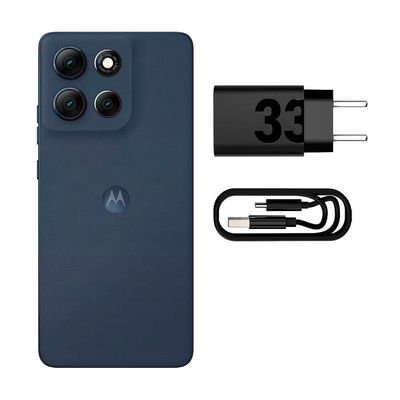 Smartphone Motorola Moto G86 5G Tela 6.7 pOLED 256GB 8GB RAM Câmera 50MP 4K IP69 Desbloqueado Grafite
