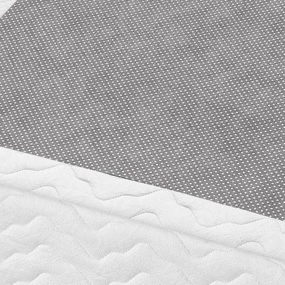 Base Box King Size Americanflex Topázio com Revestimento em Tecido Malha 37x193x203cm Branco