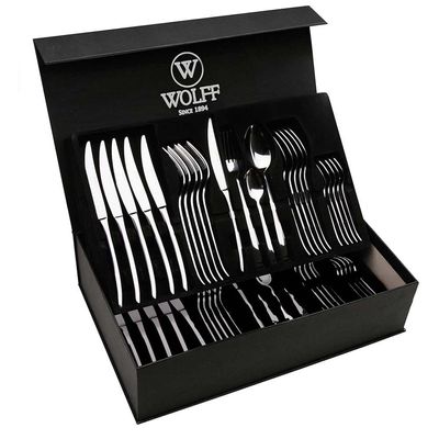 Faqueiro Wolff Berna 70001 - 48 peças Inox