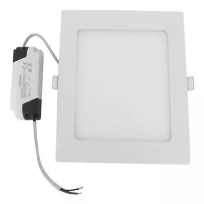 Kit 3 Painel Led 29,3x29,3 Redonda Branco Embutir 29,4x29,4 24w 6500k Foxlux