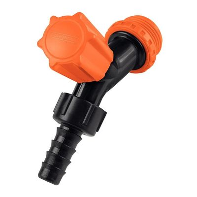 Torneira Plástica para Jardim Tramontina Laranja e Preto