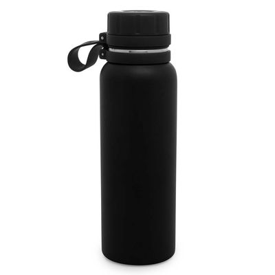Garrafa Térmica de Aço Inox Lyor Explorer Preta 650ml Preto
