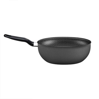 Frigideira Wok Rochedo Robusta 25cm Grafite Grafite