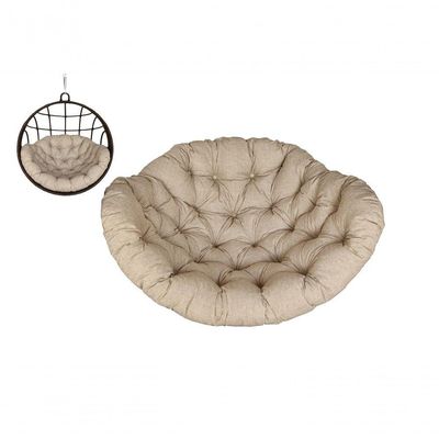 Almofada Futon P/ Balanço Ninho Suspenso Linhão Bege